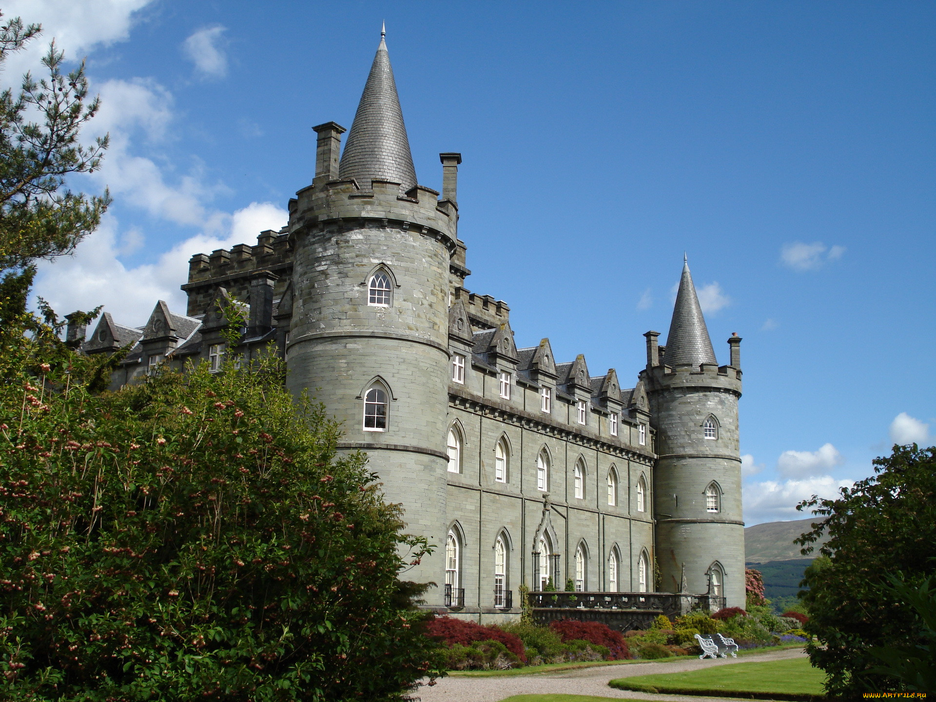 inveraray, castle, in, scotland, , , , , , , , 